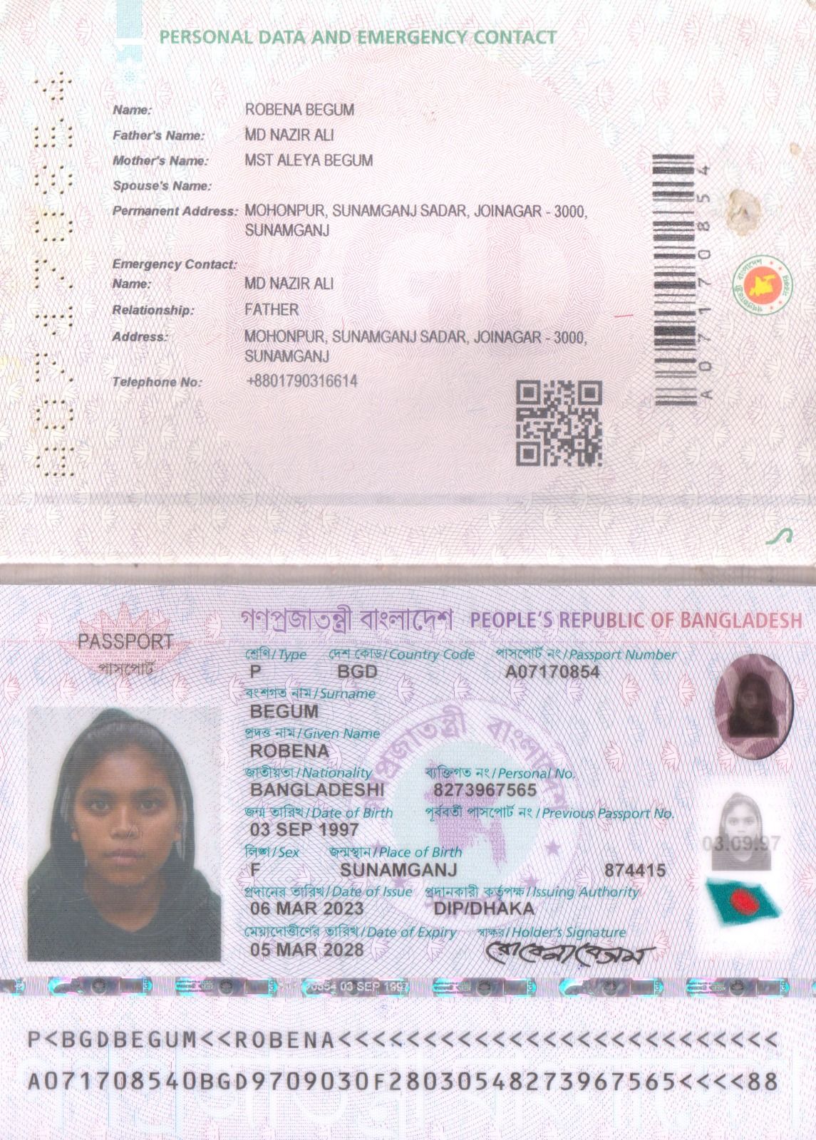 ROBENA BEGUM